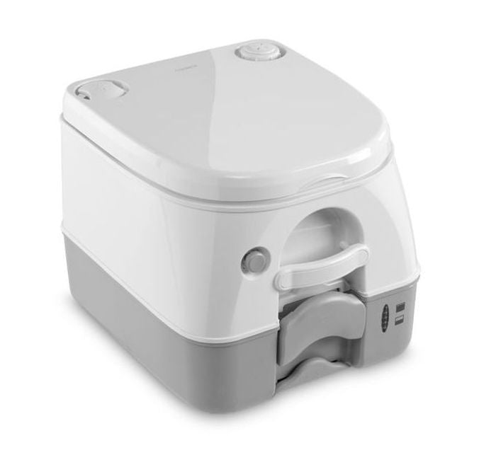 Toaleta przenośna 972 biało/szara - Dometic