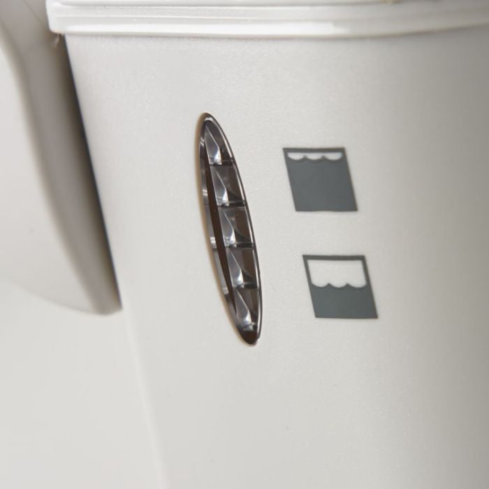 Toaleta przenośna 972 biało/szara - Dometic