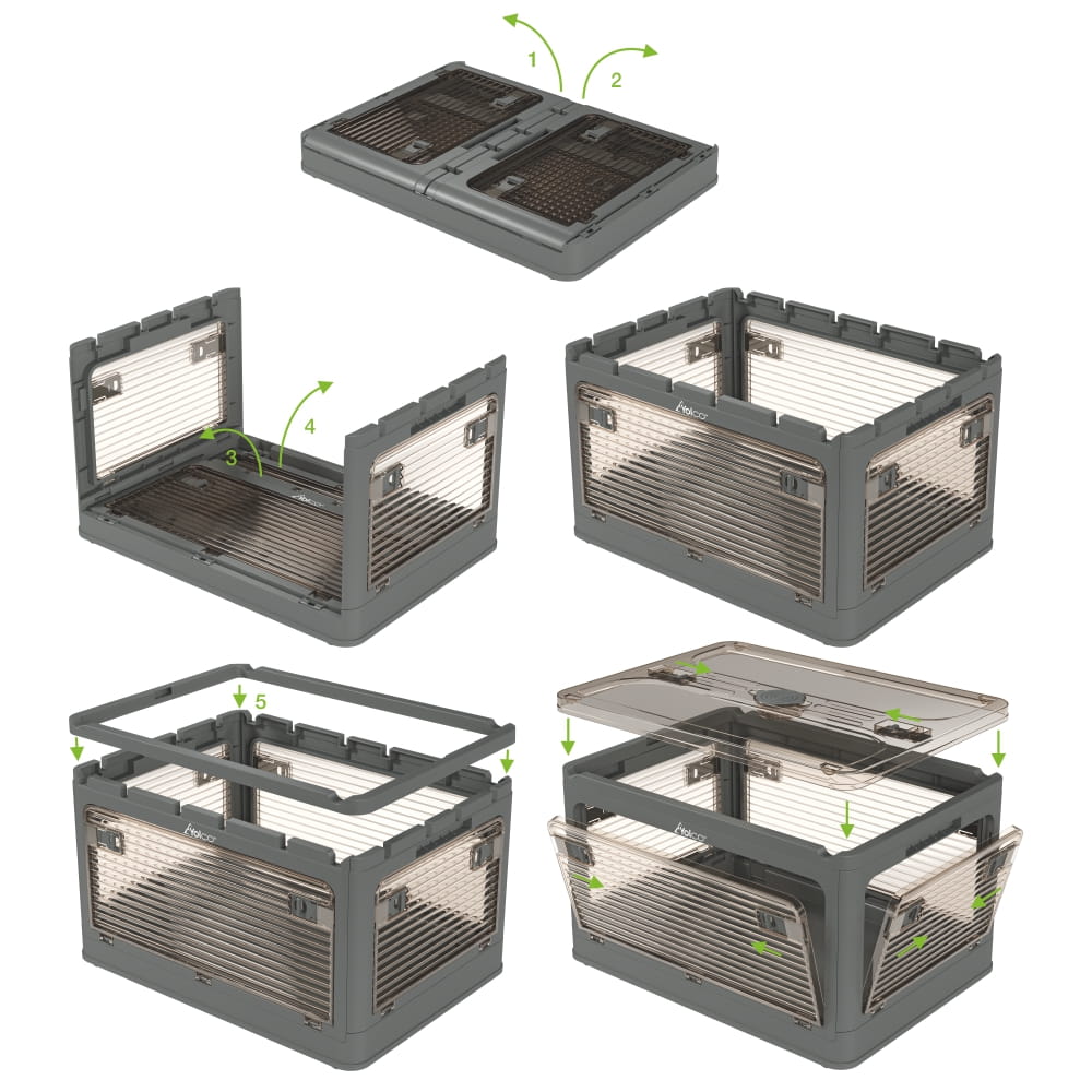 Składane pudełko do przechowywania Yolco FB47 Carbon