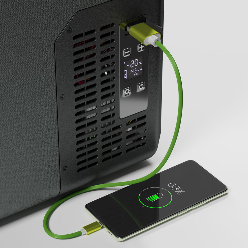 Przenośna lodówka kompresorowa Yolco ET18 CARBON